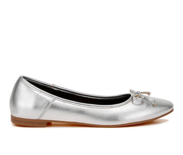 Women's Rag & Co Enchanted Flats in Silver color