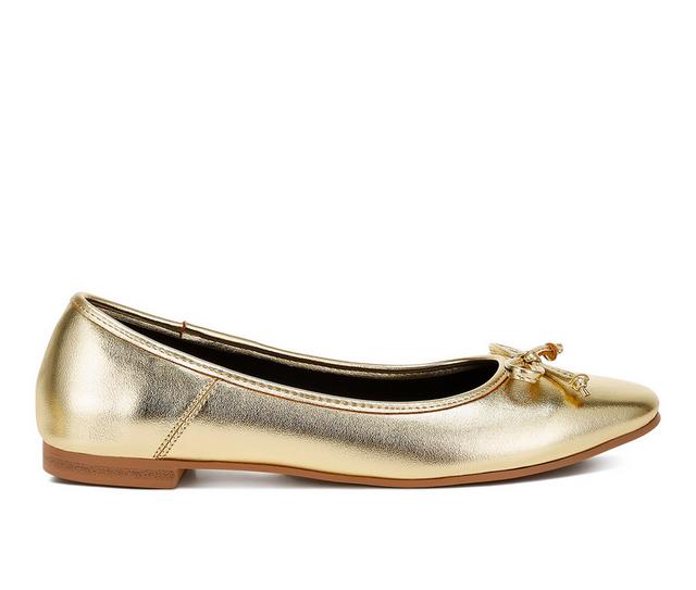 Women's Rag & Co Enchanted Flats in Rose Gold color