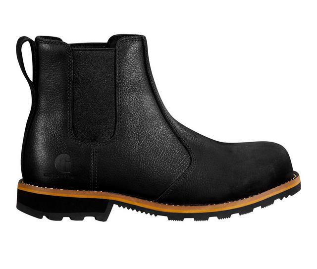 Women's Carhartt Frontier Chelsea Work Boots in Black color