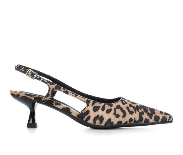 Women's Soda Bell-S Pumps in Leopard color