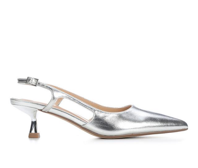Women's Soda Bell-S Pumps in Silver color