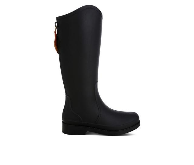 Women's London Rag Indiana Knee High Boots in Black color