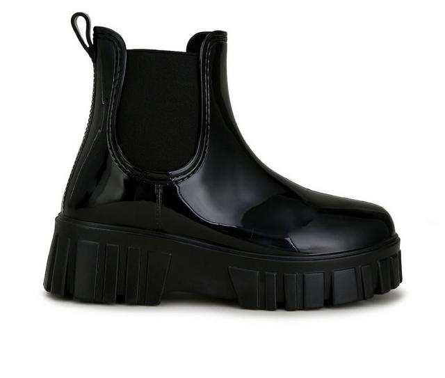 Women's London Rag Jerico Lug Booties in Black color