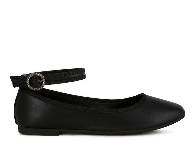 Women's London Rag Danseur Flats in Black color