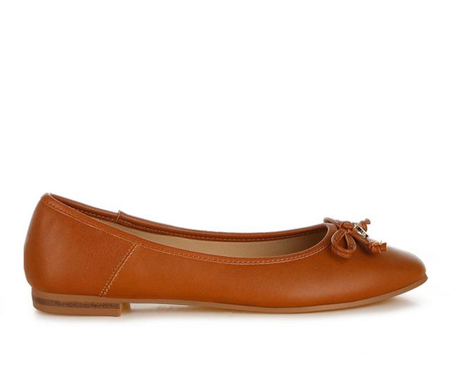 Women's London Rag Enchanted Flats in Tan color