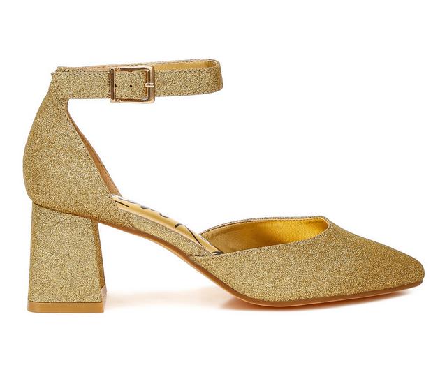 Women's London Rag Taznia Pumps in Gold color