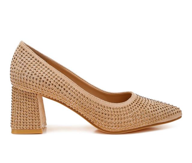 Women's London Rag Caspia Pumps in Beige color