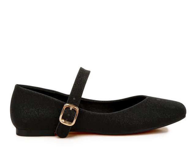 Women's London Rag Herma Mary Jane Flats in Black color