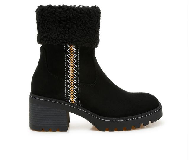 Women's London Rag Woolly Booties in Black color