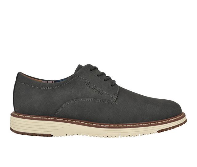 Men's Tommy Hilfiger Hiday Oxfords in Dark Grey color