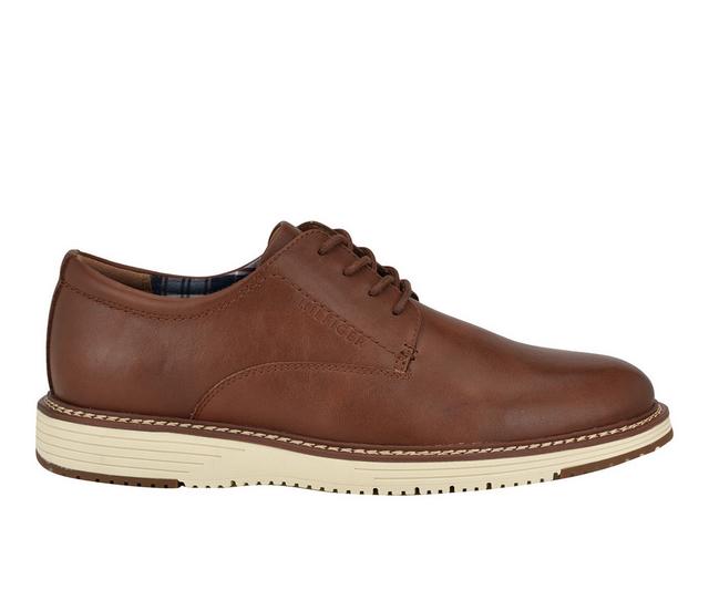 Men's Tommy Hilfiger Hiday Oxfords in Cognac color