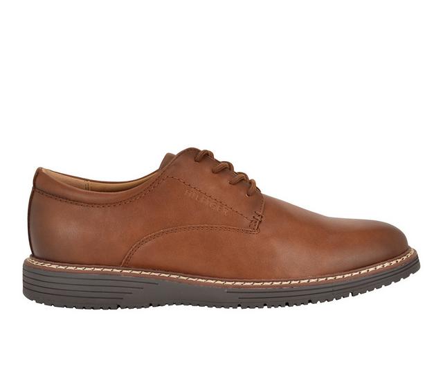 Men's Tommy Hilfiger Hiday Oxfords in Cognac Multi color
