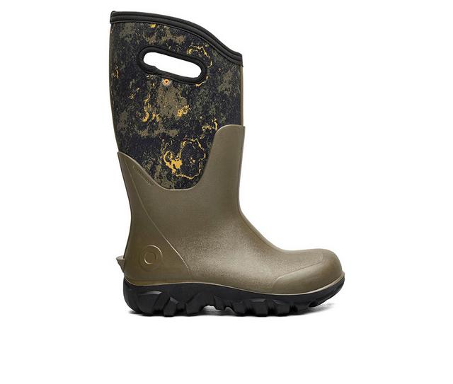 Men's Bogs Footwear Classic Seamless Tal Work Boots in Acid Camo color