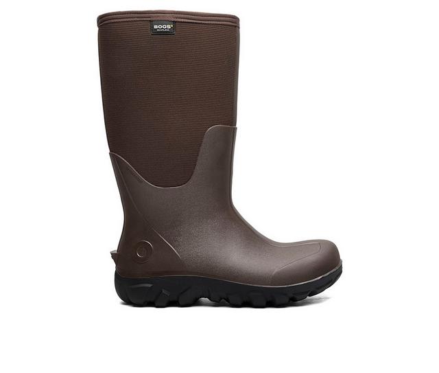 Men's Bogs Footwear Classic Seamless Tal Work Boots in Brown color