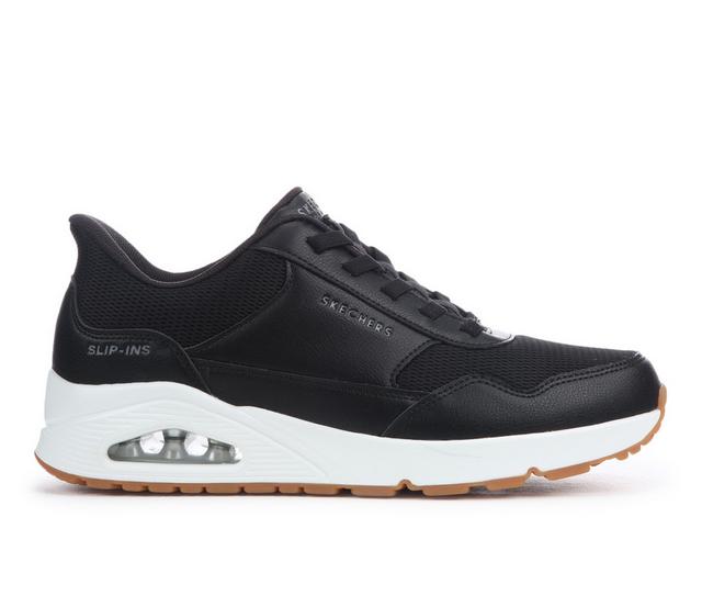 Men's Skechers Uno- Banksia Slip-Ins Sneakers in Black color