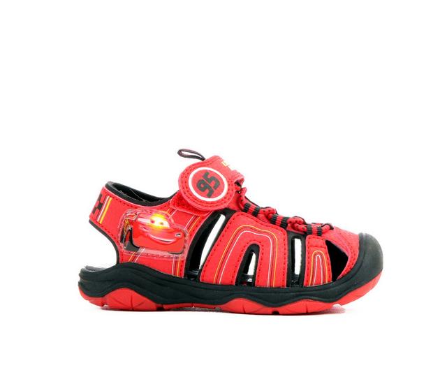 Boys' Disney Toddler & Little Kid Cars 2 Outdoor Sandals in Red/Black color