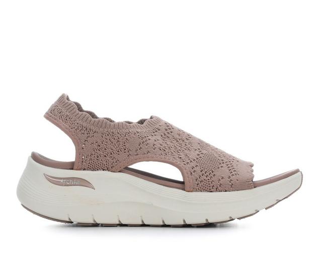 Women's Skechers Arch Fit 2.0 Flawless Choice Sandals in Mocha color