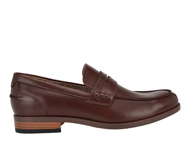 Men's Tommy Hilfiger Yoron Loafers in Cognac color