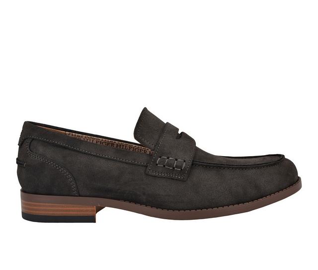 Men's Tommy Hilfiger Yoron Loafers in Charcoal color