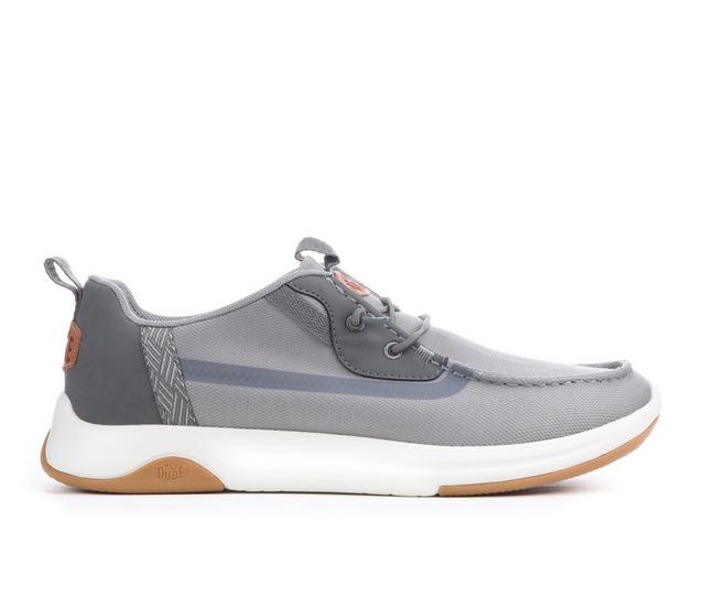 Men's HEYDUDE Wally Drift Mesh Casual Shoes in Grey color