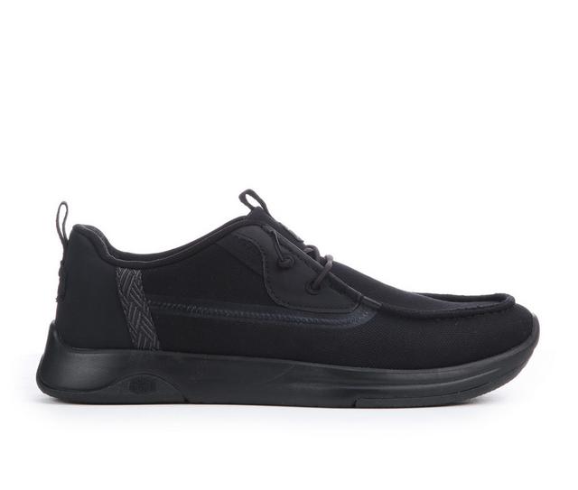 Men's HEYDUDE Wally Drift Mesh Casual Shoes in Black color