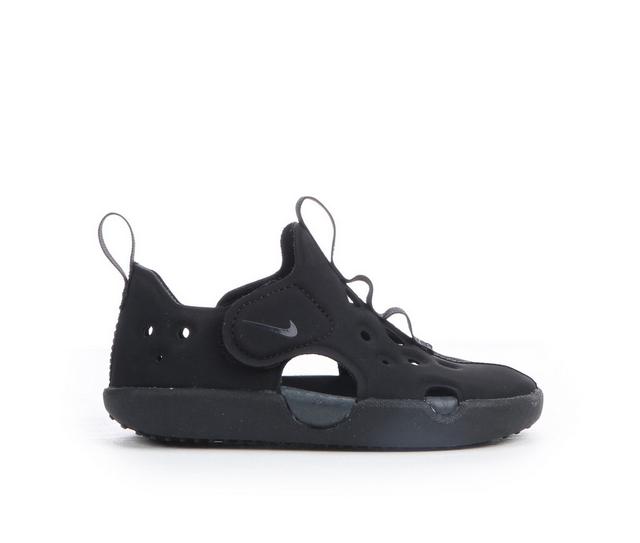 Boys' Nike Infant & Toddler Sunray Protect 4 Sandals in Black color