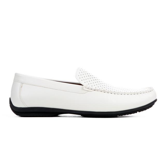 Men's Stacy Adams Conroy Dress Loafers in White color