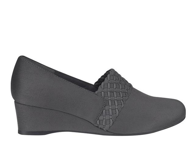 Women's Impo Gerrie Wedges in Gunmetal color
