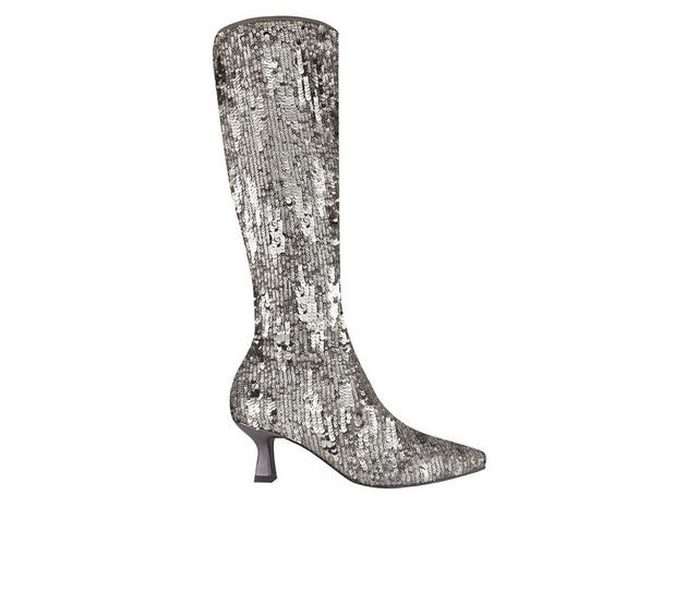 Women's Impo Nyree Knee High Boots in Taupe Sequin color