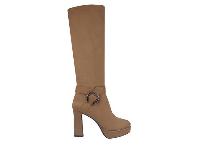 Women's Impo Olinda Platform Knee High Boots in Wheat color