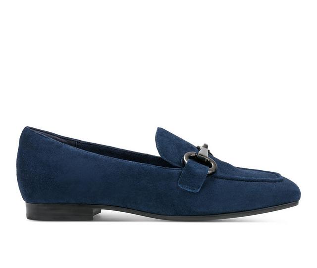 Women's Rockport Polly Loafers in Navy color