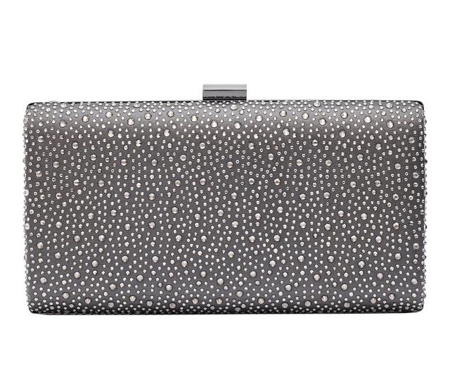 Lady Couture Disco Clutch Bag in Pewter color