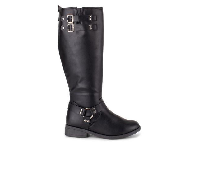 Women's Wanted Karter Knee High Boots in Black color