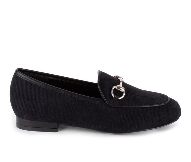 Women's Tahari Alhambra Loafers in Black color