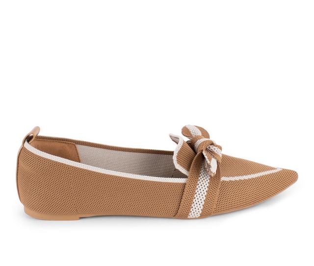 Women's Tahari Florentia Loafers in Camel color