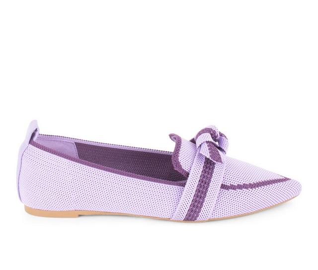 Women's Tahari Florentia Loafers in Lavander color