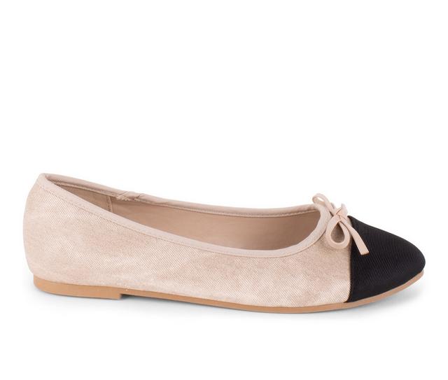 Women's Tahari Geneva Flats in Natural color