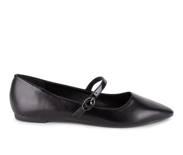 Women's Tahari Milan Mary Jane Flats in Black color