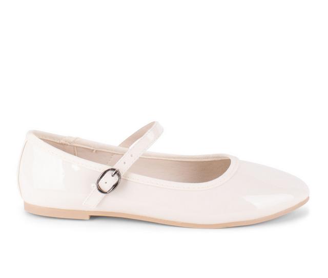 Women's Tahari Vienna Flats in Ivory Patent color