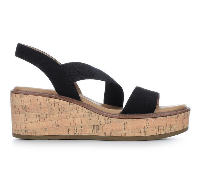 Women's LifeStride Odette Wedge Sandals in Black color