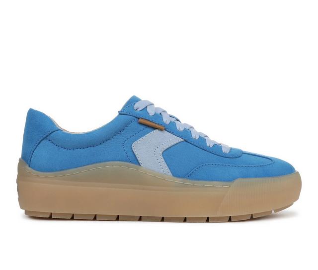Women's Dr. Scholls Time Off Win Platform Sneakers in Blueberry color