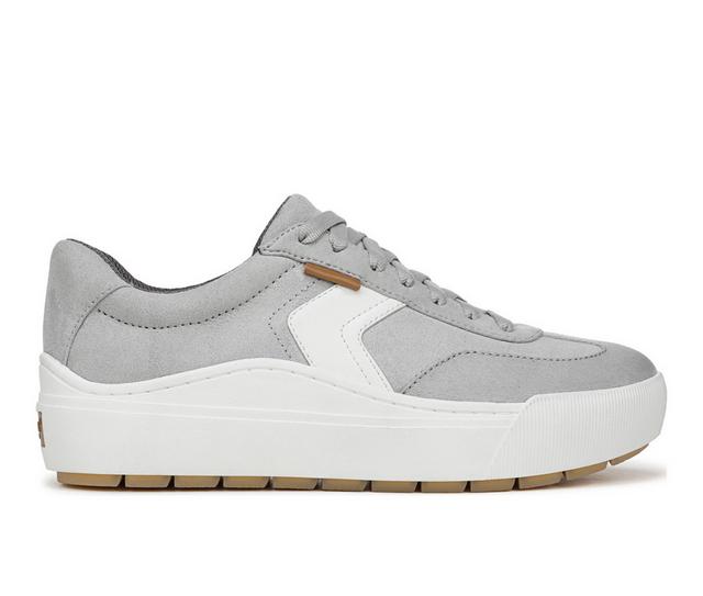 Women's Dr. Scholls Time Off Win Platform Sneakers in Grey color