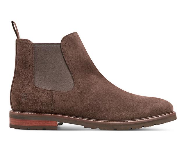 Men's Rockport Cassius Chelsea Boots in Dark Brown color