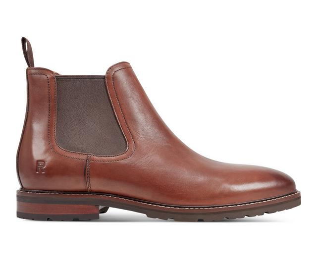 Men's Rockport Cassius Chelsea Boots in Dark Natural color