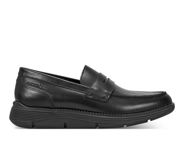 Men's Rockport Liam Loafers in Black color