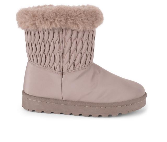 Women's Danskin Fritter Winter Boots in Taupe color