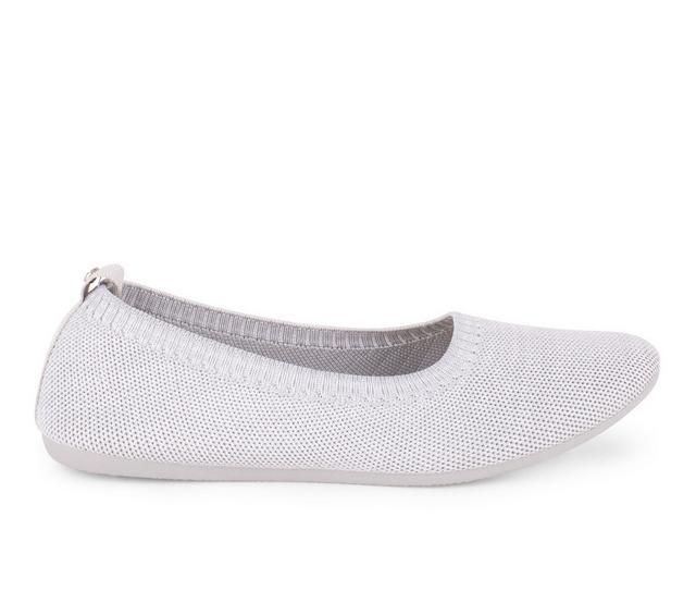 Women's Danskin Rejuvenate Flats in Grey color