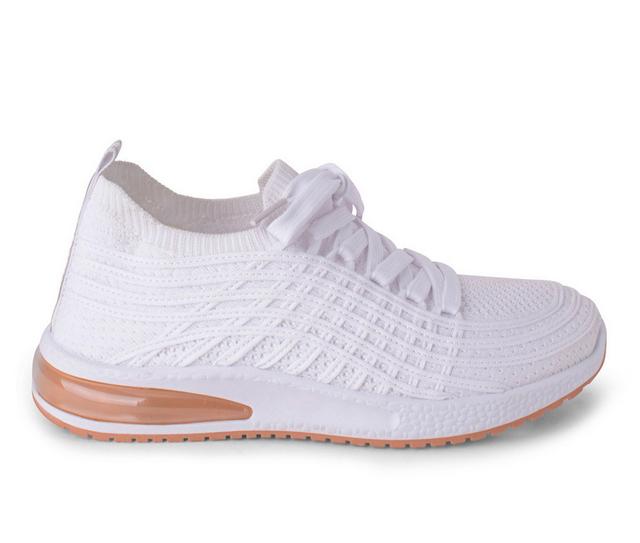 Women's Danskin Vortex Sneakers in White color