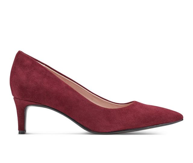 Women's Rockport Cindy Pumps in Cranberry color