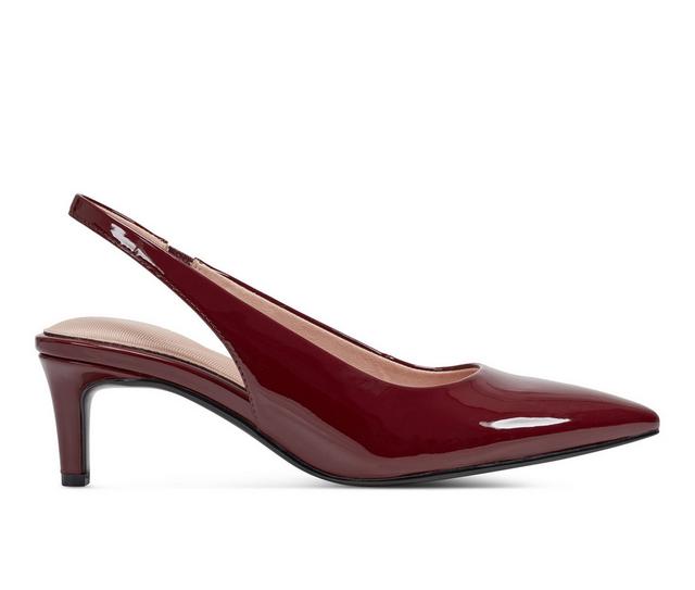 Women's Rockport Corine Slingback Pumps in Dark Red color